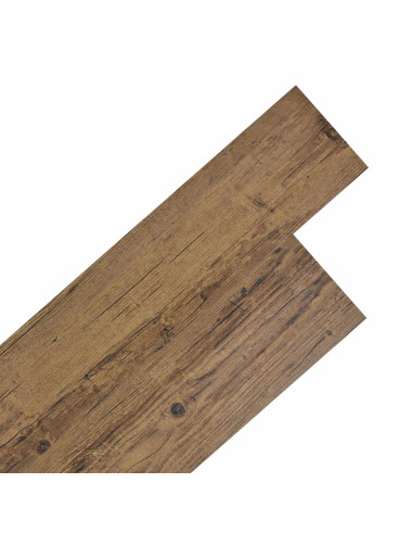Tavole per Pavimenti 18 pcs Marrone Noce 2,51 m² PVC