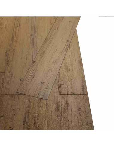 Tavole per Pavimenti 18 pcs Marrone Noce 2,51 m² PVC