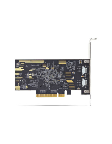 StarTech.com Scheda di rete PCIe Ethernet 10Gb a 2 porte, chipset Broadcom BCM57416, doppia RJ45 10GBase-T/Gigabit