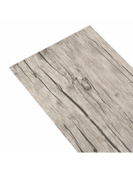 Tavole per Pavimenti 18 pcs Grigio chiaro 2,51 m² PVC