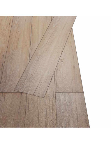 Tavole per Pavimenti 18 pcs Marrone Rovere 2,51 m² PVC