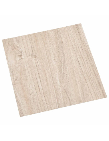 Tavole di Pavimento 55 pcs Marrone Chiaro 5,11 m² PVC
