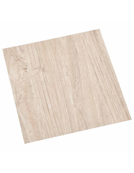 Tavole di Pavimento 55 pcs Marrone Chiaro 5,11 m² PVC