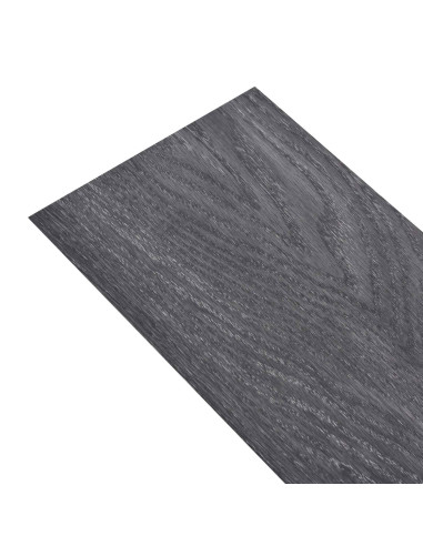 Tavole per Pavimenti 18 pcs Nero e Bianco 2,51 m² PVC