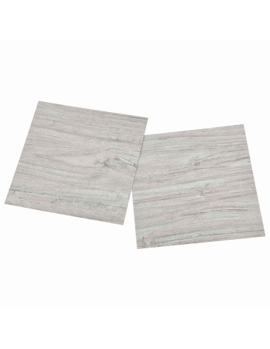Tavole per Pavimenti 55 pcs Grigio chiaro 5,11 m² PVC