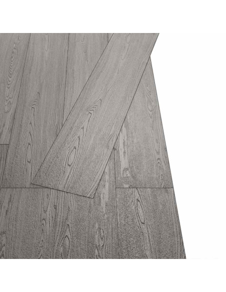 Tavole per Pavimenti 18 pcs Grigio scuro 2,51 m² PVC