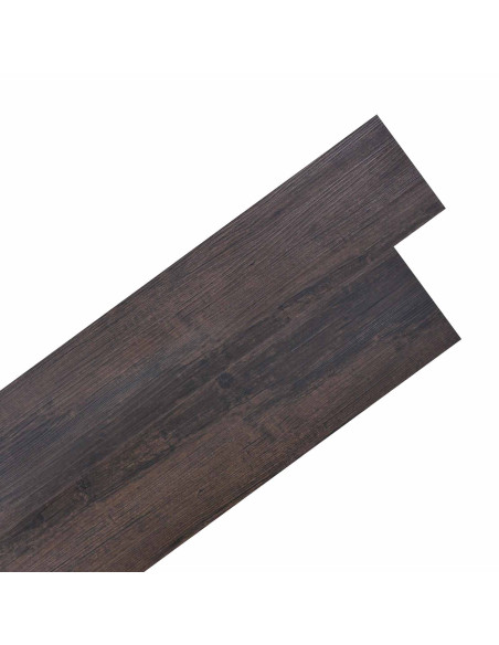 Tavole per Pavimenti 18 pcs Marrone Scuro 2,51 m² PVC