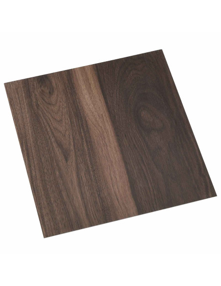 Tavole di Pavimento 55 pcs Marrone Scuro 5,11 m² PVC