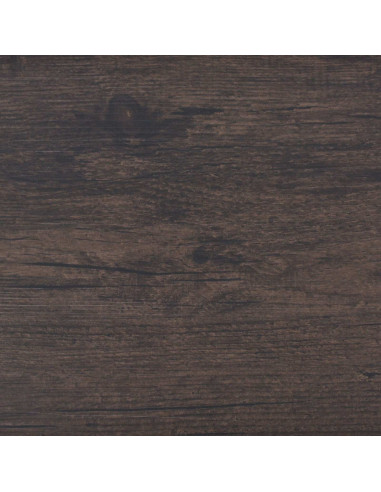 Tavole per Pavimenti 18 pcs Marrone Scuro 2,51 m² PVC