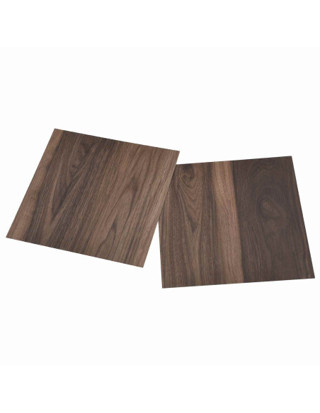 Tavole di Pavimento 55 pcs Marrone Scuro 5,11 m² PVC