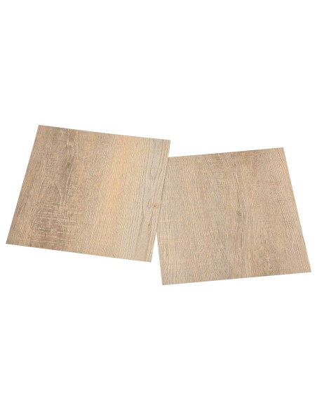 Tavole per Pavimenti 55 pcs Marrone 5,11 m² PVC