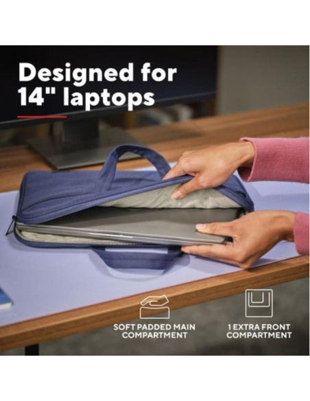 BOLOGNA LAPTOP BAG 14  BLUE