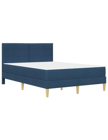 Struttura del letto Blu 140 x 200 cm Poliestere