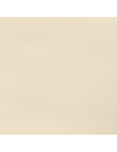 Materasso a Molle Insacchettate Rigidità Media Crema 90x190x20cm in Similpelle