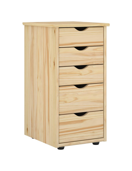 Armadietto Marrone 34 x 39 x 61,5 cm Legno di Pino Massello