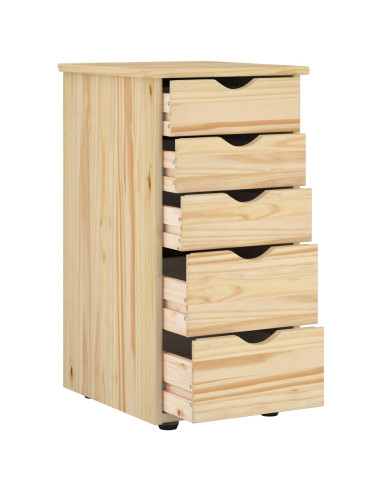 Armadietto Marrone 34 x 39 x 61,5 cm Legno di Pino Massello