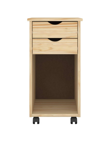 Mobile con Ruote con ruota Marrone 34 x 39 x 65,5 cm