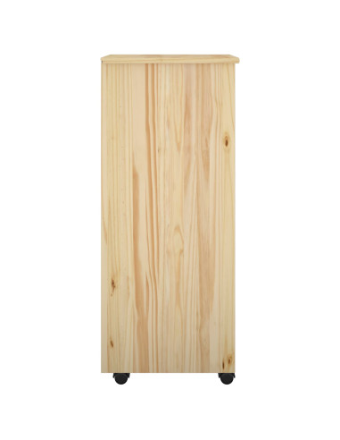 Mobile con Ruote con ruota Marrone 34 x 39 x 93,5 cm