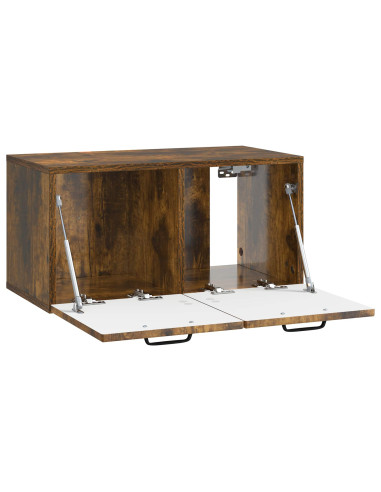 Mobile Porta TV da Muro Rovere Fumo 59,5 x 31 x 30 cm