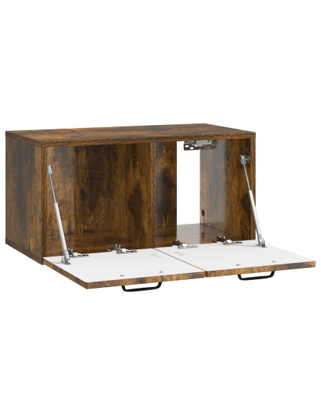 Mobile Porta TV da Muro Rovere Fumo 59,5 x 31 x 30 cm