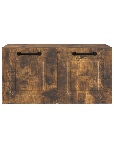 Mobile Porta TV da Muro Rovere Fumo 59,5 x 31 x 30 cm