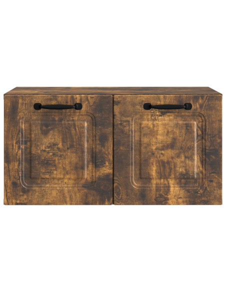 Mobile Porta TV da Muro Rovere Fumo 59,5 x 31 x 30 cm