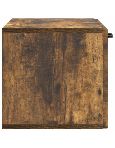 Mobile Porta TV da Muro Rovere Fumo 59,5 x 31 x 30 cm
