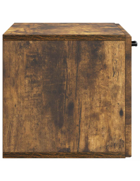 Mobile Porta TV da Muro Rovere Fumo 59,5 x 31 x 30 cm