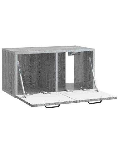 Mobile Porta TV da Muro Grigio Sonoma 59,5 x 31 x 30 cm