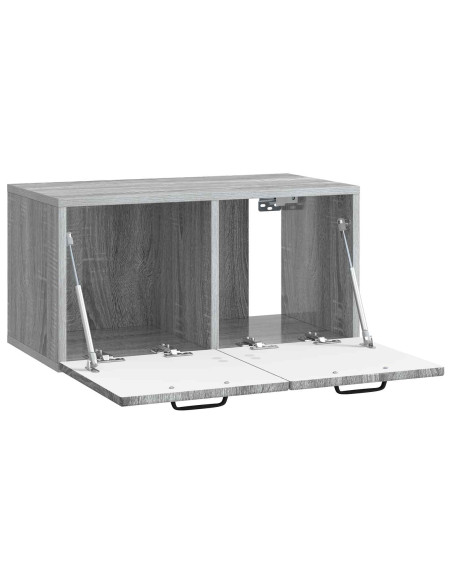 Mobile Porta TV da Muro Grigio Sonoma 59,5 x 31 x 30 cm