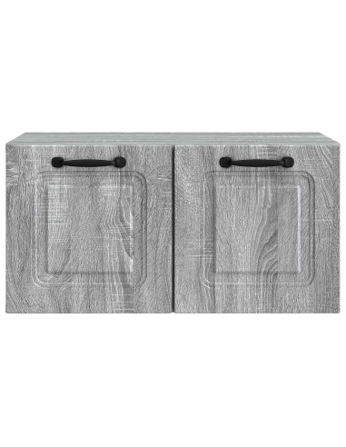 Mobile Porta TV da Muro Grigio Sonoma 59,5 x 31 x 30 cm