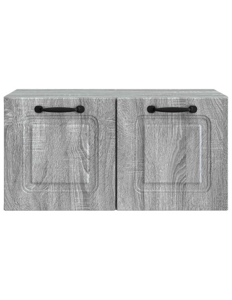 Mobile Porta TV da Muro Grigio Sonoma 59,5 x 31 x 30 cm