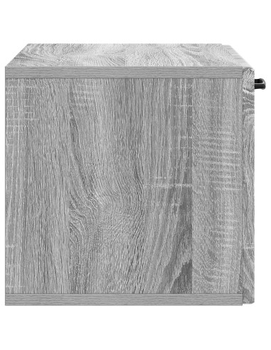 Mobile Porta TV da Muro Grigio Sonoma 59,5 x 31 x 30 cm