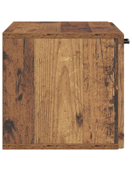 Mobile Porta TV da Muro Legno antico 59,5 x 31 x 30 cm