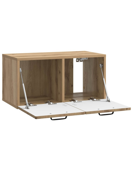 Mobile Porta TV da Muro Rovere Artigianale 59,5 x 31 x 30 cm