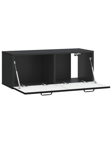 Mobile Porta TV da Muro Nero 78,5 x 31 x 30 cm