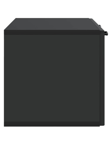 Mobile Porta TV da Muro Nero 78,5 x 31 x 30 cm