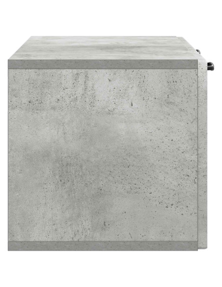 Mobile Porta TV da Muro Grigio Cemento 78,5 x 31 x 30 cm