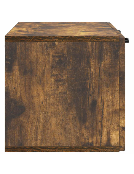 Mobile Porta TV da Muro Rovere Fumo 78,5 x 31 x 30 cm
