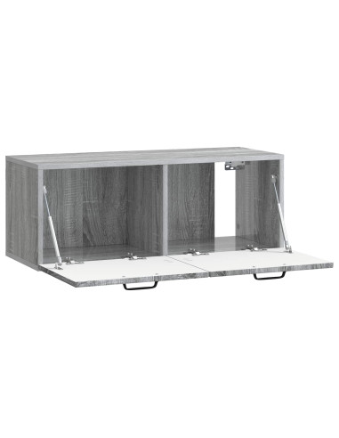 Mobile Porta TV da Muro Grigio Sonoma 78,5 x 31 x 30 cm