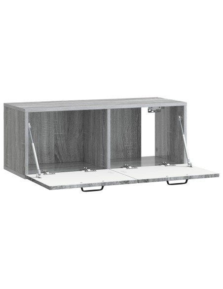 Mobile Porta TV da Muro Grigio Sonoma 78,5 x 31 x 30 cm