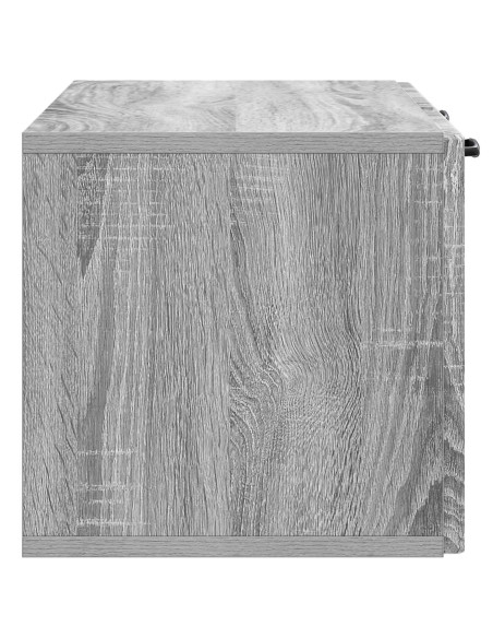 Mobile Porta TV da Muro Grigio Sonoma 78,5 x 31 x 30 cm