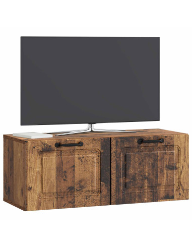 Mobile Porta TV da Muro Legno antico 78,5 x 31 x 30 cm
