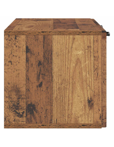 Mobile Porta TV da Muro Legno antico 78,5 x 31 x 30 cm