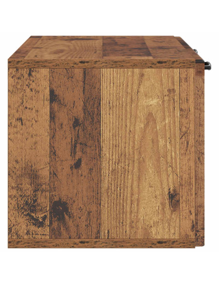 Mobile Porta TV da Muro Legno antico 78,5 x 31 x 30 cm