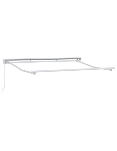 Tenda Retrattile Beige 350 x 200 cm Alluminio e Tessuto