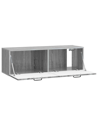 Mobile Porta TV da Muro Grigio Sonoma 98 x 31 x 30 cm