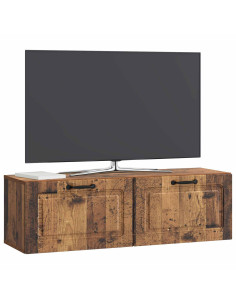 Mobile Porta TV da Muro Legno antico 98 x 31 x 30 cm 2