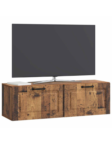 Mobile Porta TV da Muro Legno antico 98 x 31 x 30 cm