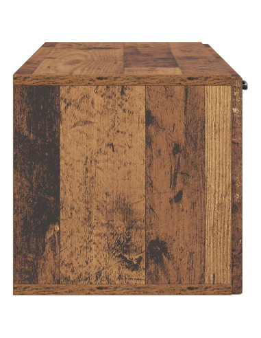 Mobile Porta TV da Muro Legno antico 98 x 31 x 30 cm